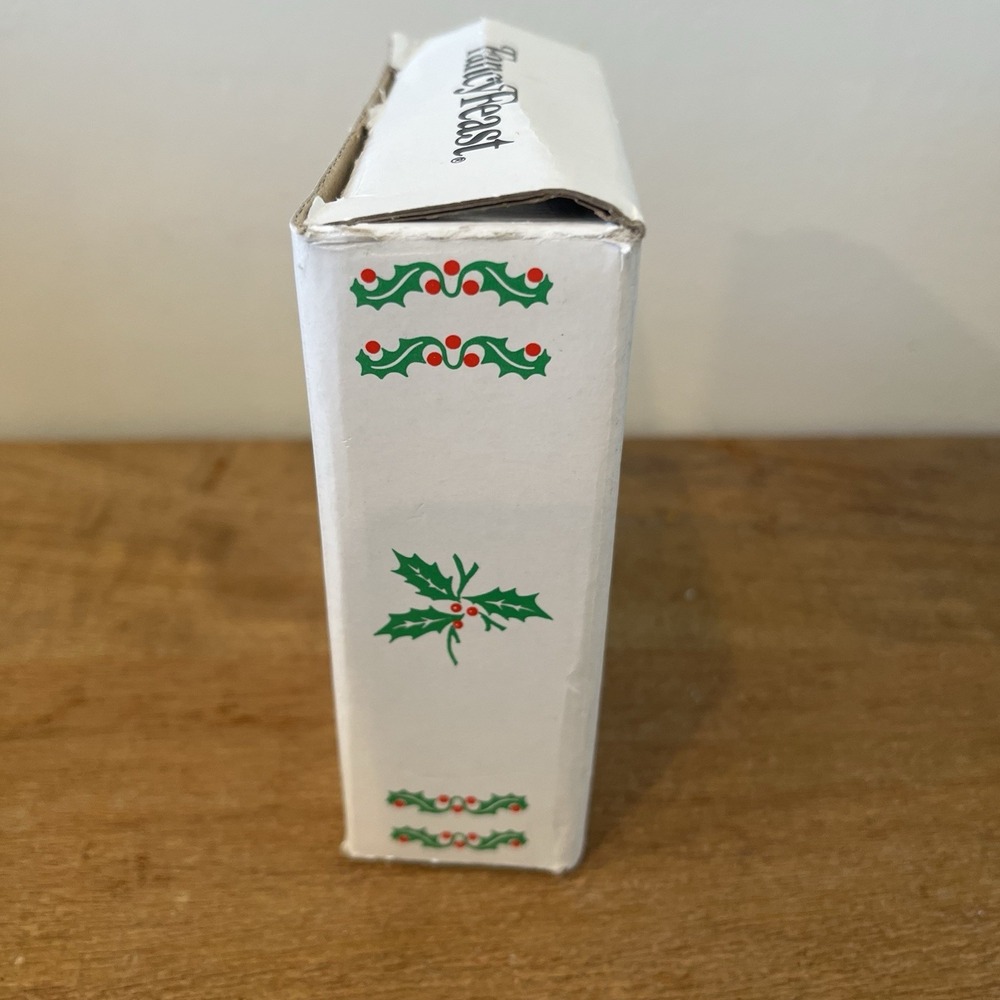 VTG 1992 Fancy Feast Christmas Cat Ornament by Russ Berrie w/ Box & Tag Holiday - Picture 12 of 12